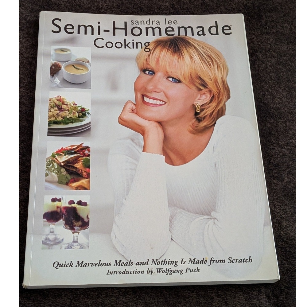 Sandra Lee Semi-Homemade Cooking Cookbook 2002 First Edition‎ Paperback